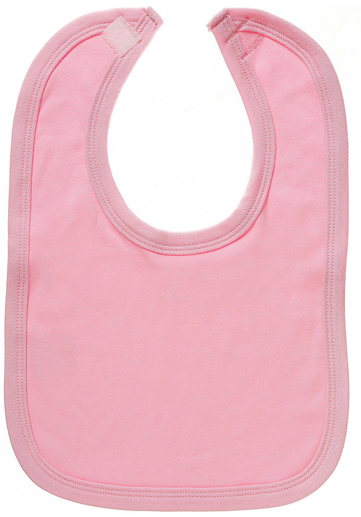 Plain Baby Bib in Pink - Kiditude